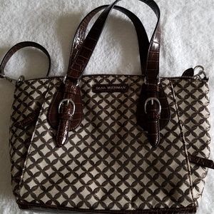 NWOT*Dana Buchman Robin Crossbody Jacquard Satchel